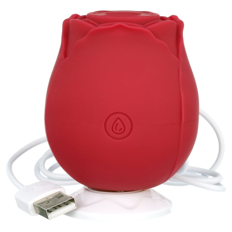 Lovehoney Mon Ami Pleasure Air Suction Vibrating Rose, Red