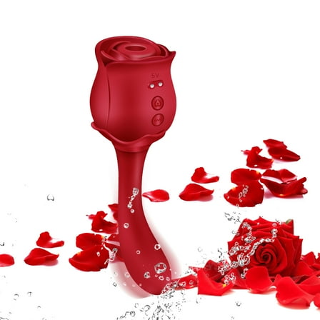 Rose Toy for Woman, sucking Toy Mini Small Vibrators with 9 vibration mode +10 sucking mode, Adult Sex Toys for Couples-clearance under 10
