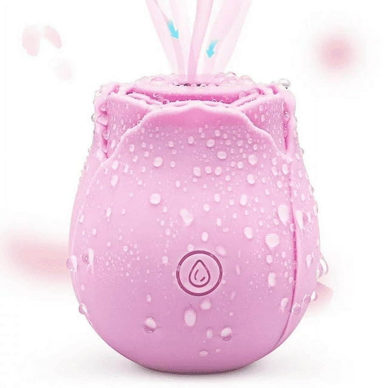 Rose Toys Clitoral Vibrator for Women, Sex Stimulator with 10 Sucking Modes, Nipple Teasing