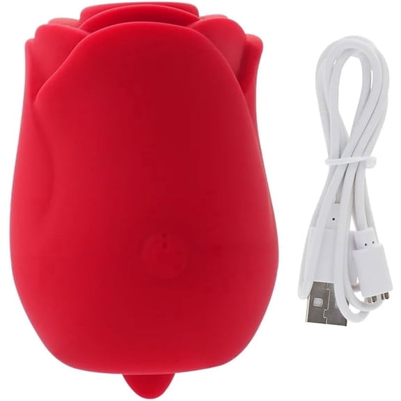 Adjustable Vibrator for Women 2-in-1 Tongue-Sucking Vibrator Red