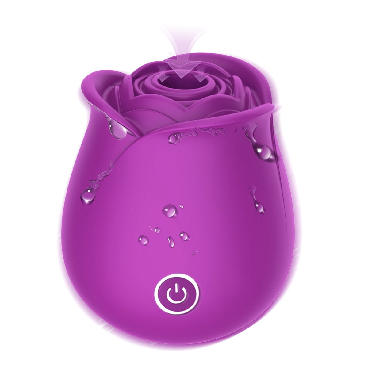 Madiva Rose Toy, Rose Vibrators for Women, Clitoral G Spot Vibrators Adult Toys for Female, Partner Toys for Lovers, Purple