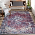 thumbnail image 1 of Rose Traditional Red Area Rug Rectangle 3' x 5' Rectangle, 1 of 7