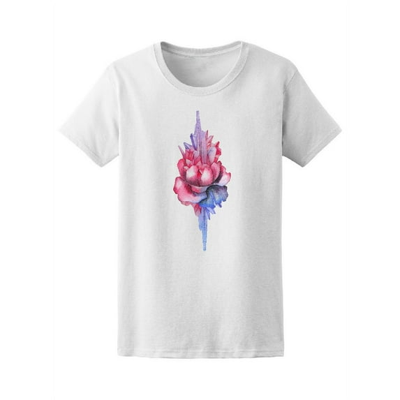 Rose Vignette Under A City Tee Women's -Image by Shutterstock