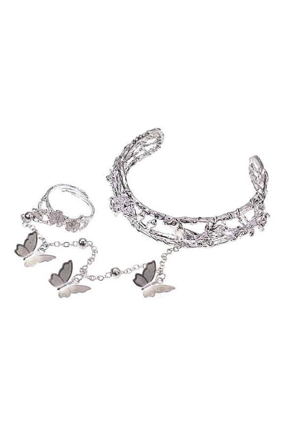 Rose Vine Bangle for Women Anime Bracelet Bangles Wrist Accessories Adjustable Wristchain