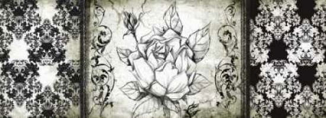Rose Vintage I Canvas Art - Susan P Willow (10 x 20)