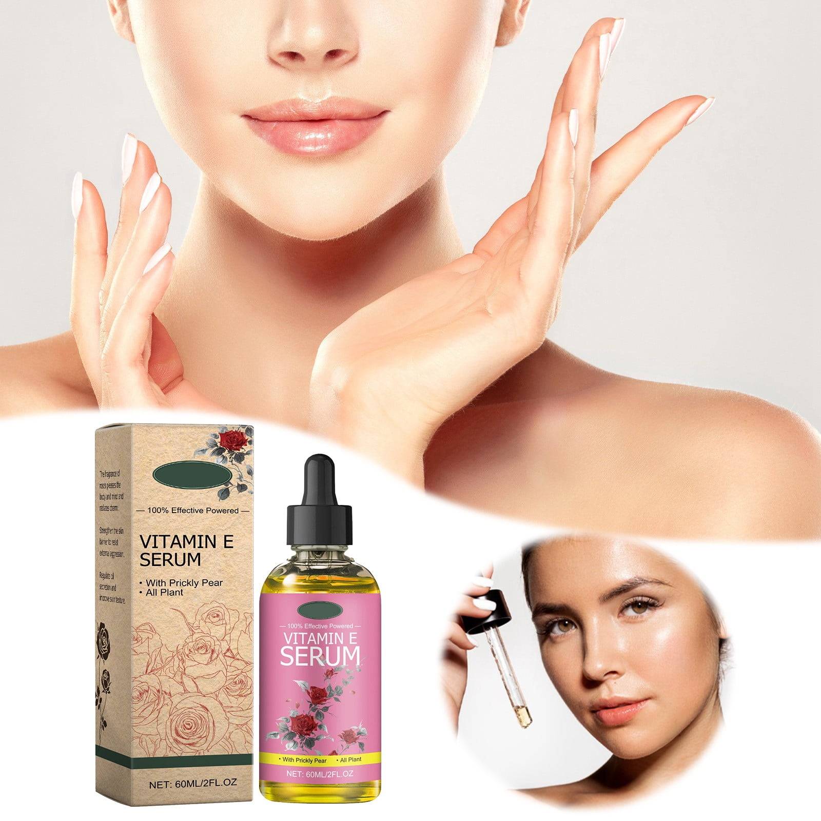 Rose Vitamin E Oil Moisturizing Repairing Mild And Moisturizing 60ml