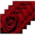 thumbnail image 1 of Rose Washcloths, Soft and Absorbent Cotton Towel, 6 Pack 12 X 12 Inches Premium Quick Dry Face Towel Wash cloth, 1 of 7