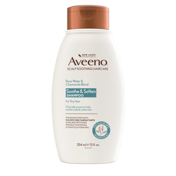 Rose Water & Chamomile Shampoo for Dry Hair