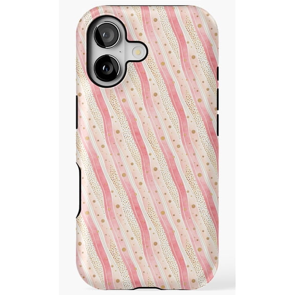 Rose Wave Ribbons Luxury Wrap Phone Case for iPhone 11 12 13 14 15 16 17 Pro Max