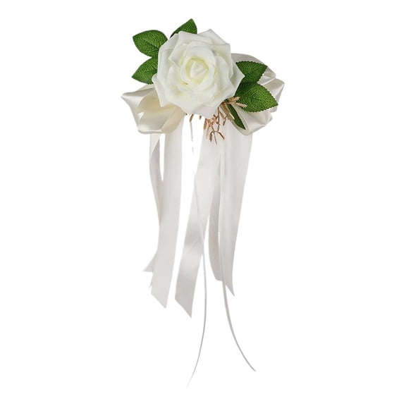Rose Wedding Car Decoration,Bouquet Door Handle & Rearview Mirror Flowers,Just Accessories Married Decorations Automotive