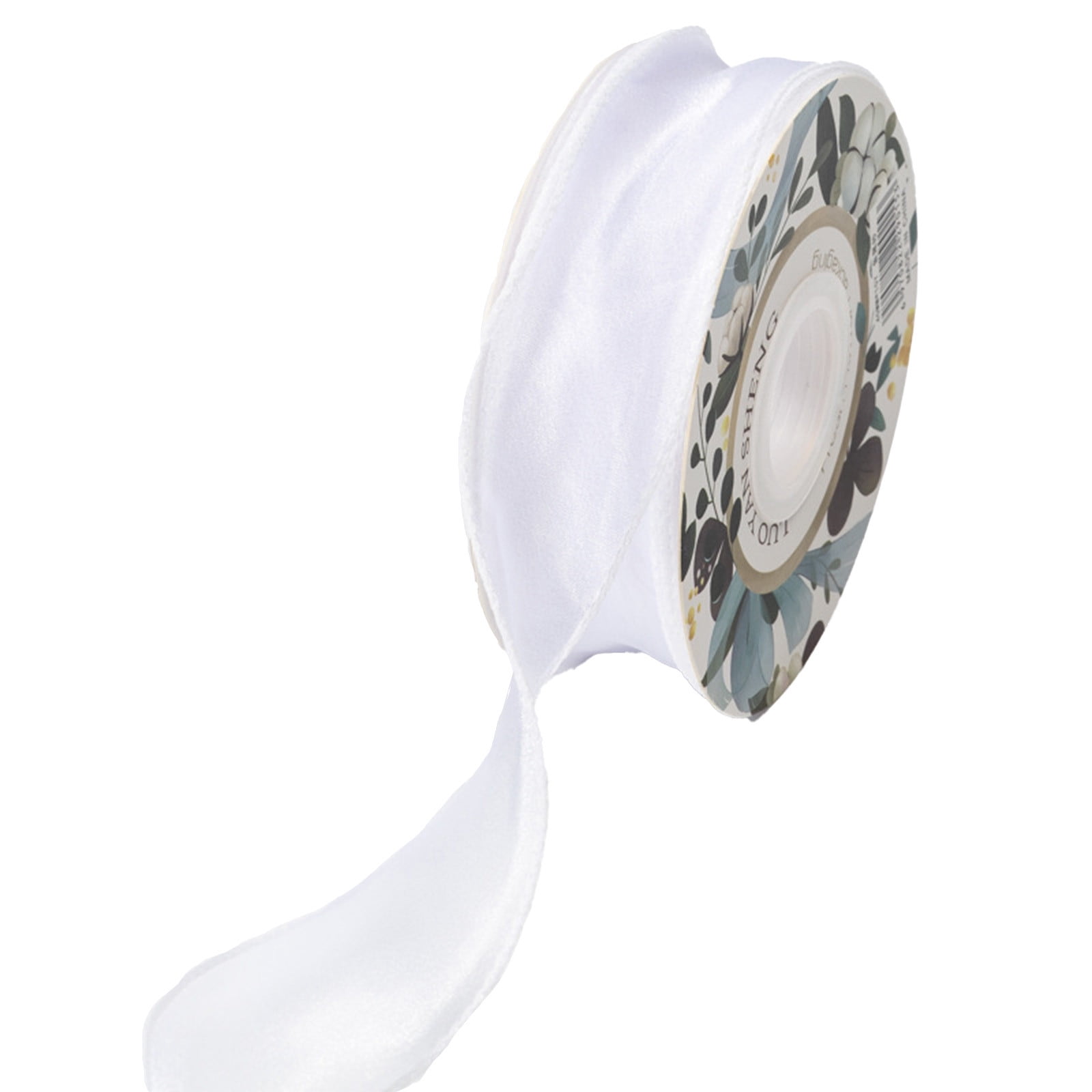 Organce Translucent Ribbon Rose White Sheer Organza Ribbon, 1.5 Inch x 10 Yard Use for Gift ...