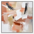 thumbnail image 1 of Rose and Rust III Canvas Rustic Abstract by Art Remedy, White Frame, 16 x 16, 1 of 7