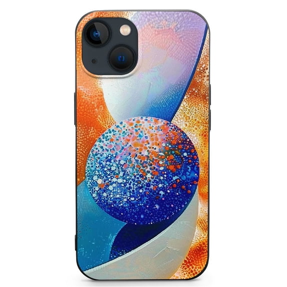 Rose blue purple, is a high-quality PC plastic protective case, ultra-thin shock-absorbing women's cute phone protective case Suitable for iPhone 13/iPhone 14 full range phone cases
