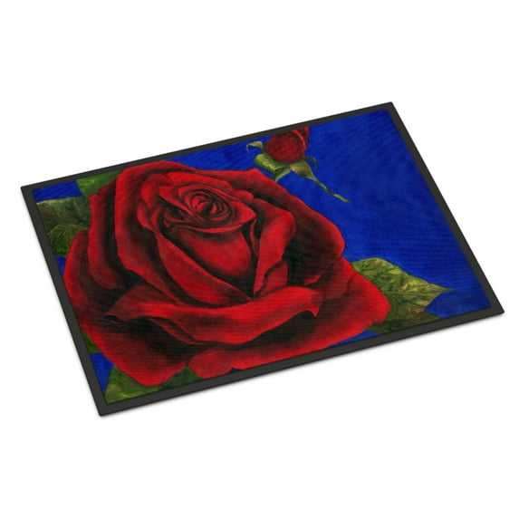 Rose by Malenda Trick Door Mat