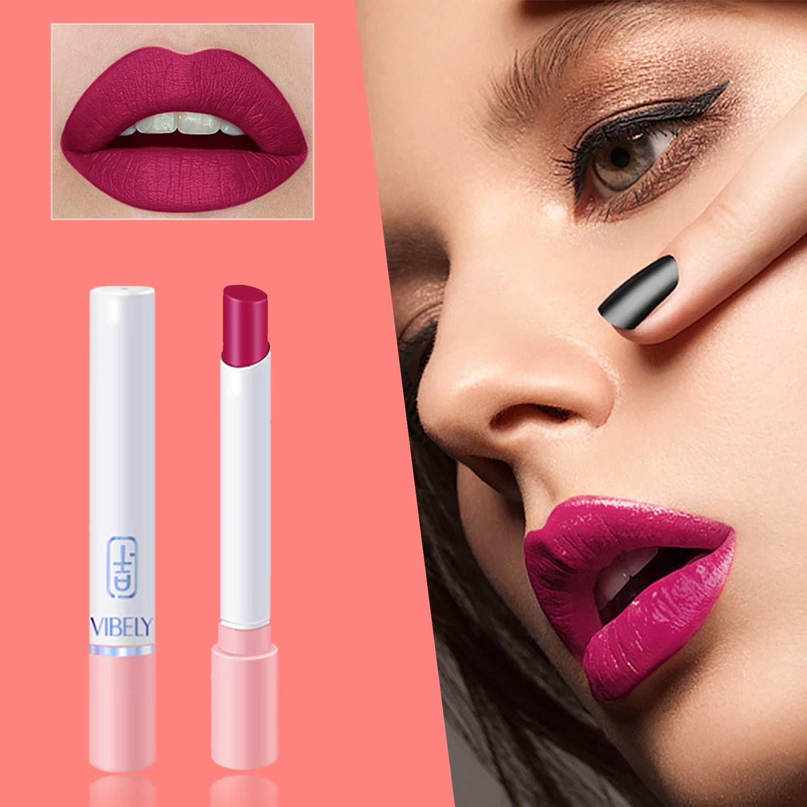 Glitter Clear Lip Gloss Pearl Lipstick Lip Gloss with Glitter Lipstick Fab 5 in 1 Inflatable Lipstick Lipstick Color Changing Ends Plumper Clear Skies 3 Items Hold on Pretty Makeup Highlighter Lip