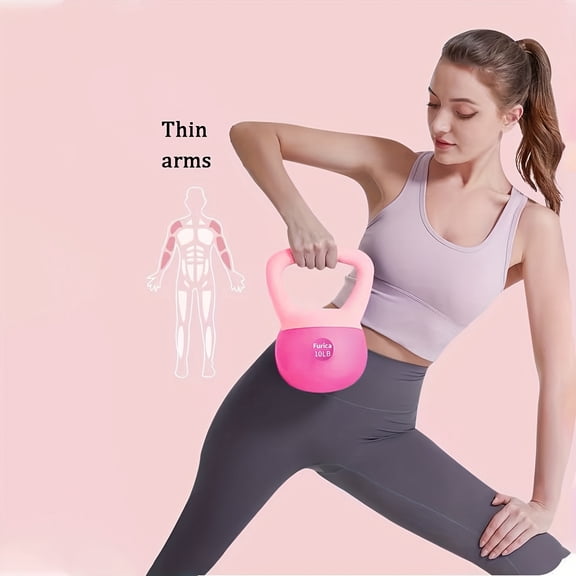 A Rose-colored Soft Dumbbell, Ranging From 5 To 25LB, Suitable For Various Exercise Cycles, Enhancing Strength, And Ideal For Home Fitness And Gym Use