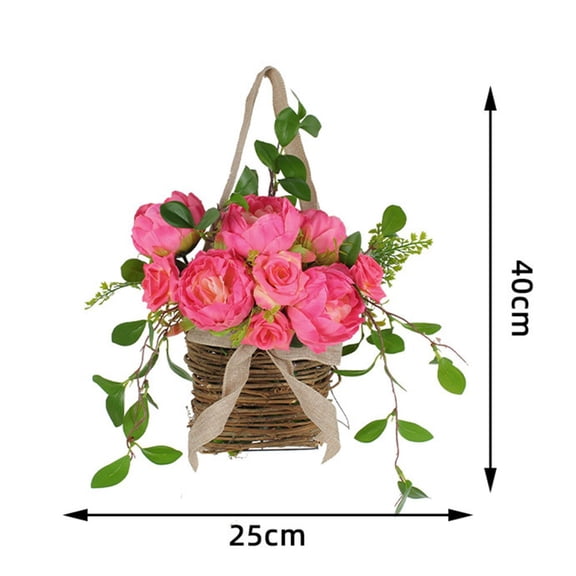 Rose garland simulation garland plant door hanging basket decoration