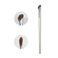 thumbnail image 1 of Rose gold 325 large (A) $326 Rose gold sickle nose shadow brush bevel animal hair smudge contour brush, 1 of 5