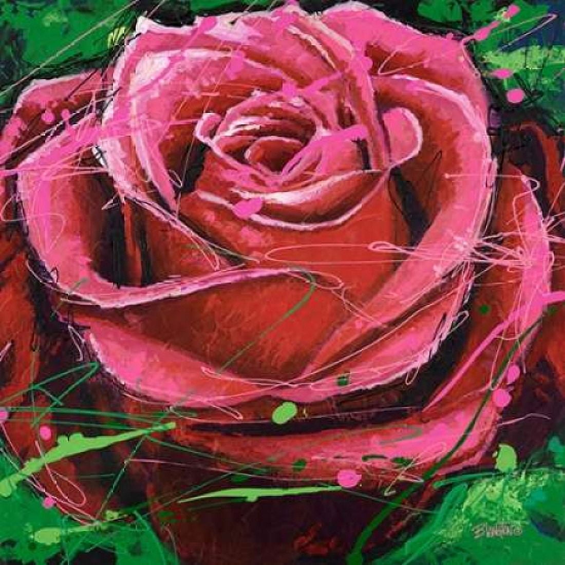 Rose in Motion Canvas Art - Bruce Langton (24 x 24)