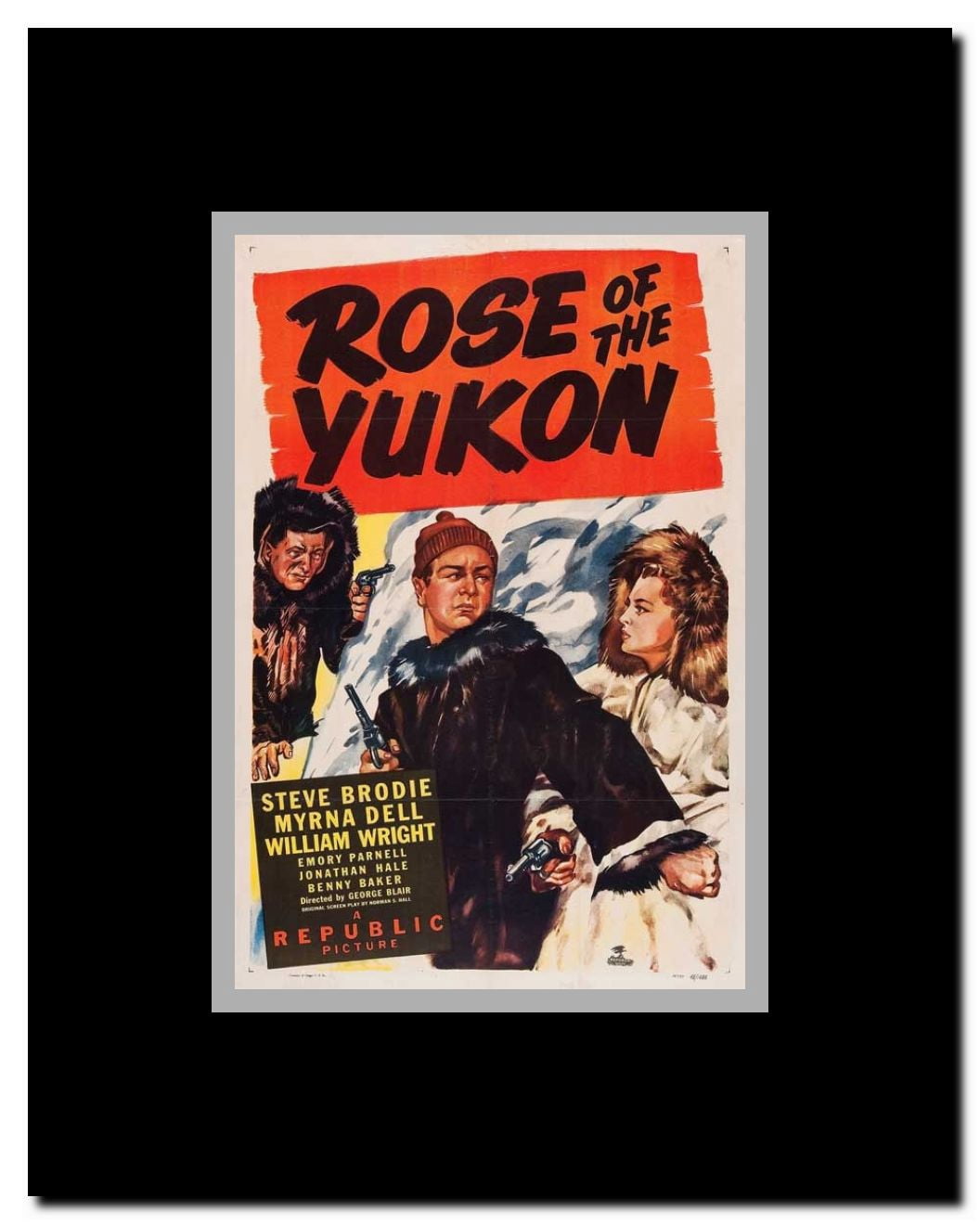 Rose of the Yukon Framed Movie Poster
