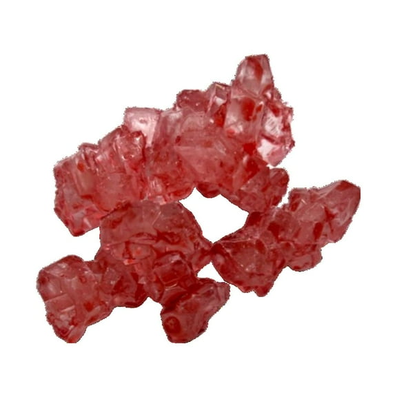 Rose's Brand Strawberry Rock Candy on a String 1 lb. Bulk Bag