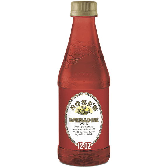 Rose’s Grenadine Syrup 12 OZ Bottle, | Perfect for Cocktails, Beverages, and Mixers