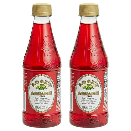 Rose's Grenadine Syrup 12 fl. oz l Pack of 2
