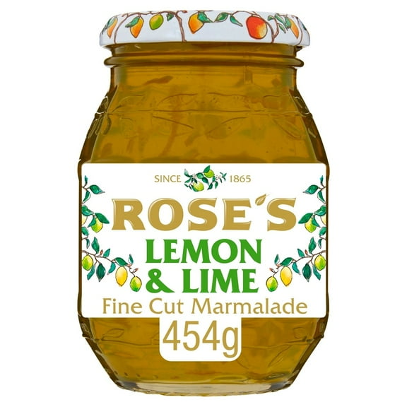 Rose's Lemon & Lime Fine Cut Marmalade 454g (Pack of 2)