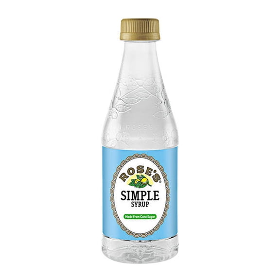 Rose's PET Simple Syrup cs 12/12 oz