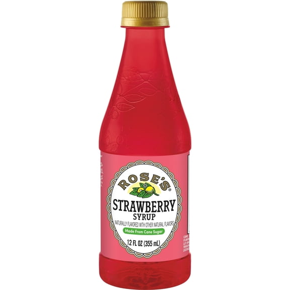 Rose's Strawberry Simple Syrup Mixer, 12 fl oz, Bottle