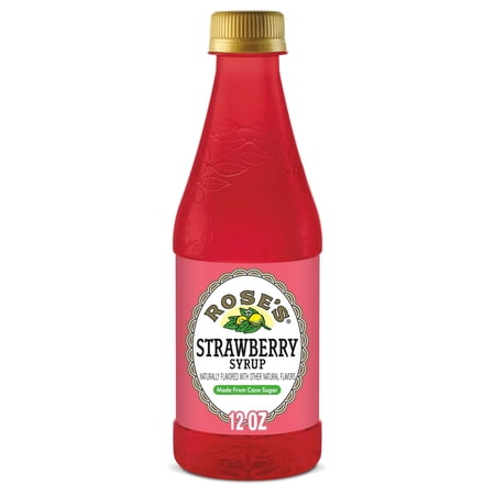 Rose's Strawberry Simple Syrup Mixer, 12 fl oz, Bottle