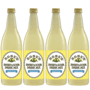 Rose s Sweet & Sour Syrup 4 Pack 1 Liter Bottle, | Perfect for Cocktails, Beverages, and Mixers