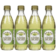 Rose s Sweetened Lime Juice 4 Pack 12 OZ Bottle, | Perfect for Cocktails, Beverages, and Mixers