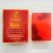 Rose with Honey  Jojoba Oil Handmade Natural Soap Bar