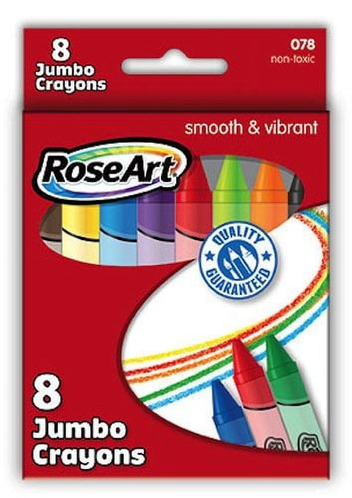 Baker Ross AF818 Mini Christmas Crayons - Pack of 8 Sets, ⁠Creative Art Supplies for Kids' Crafts, Projects and Ornaments, Perfect Party, Loot or