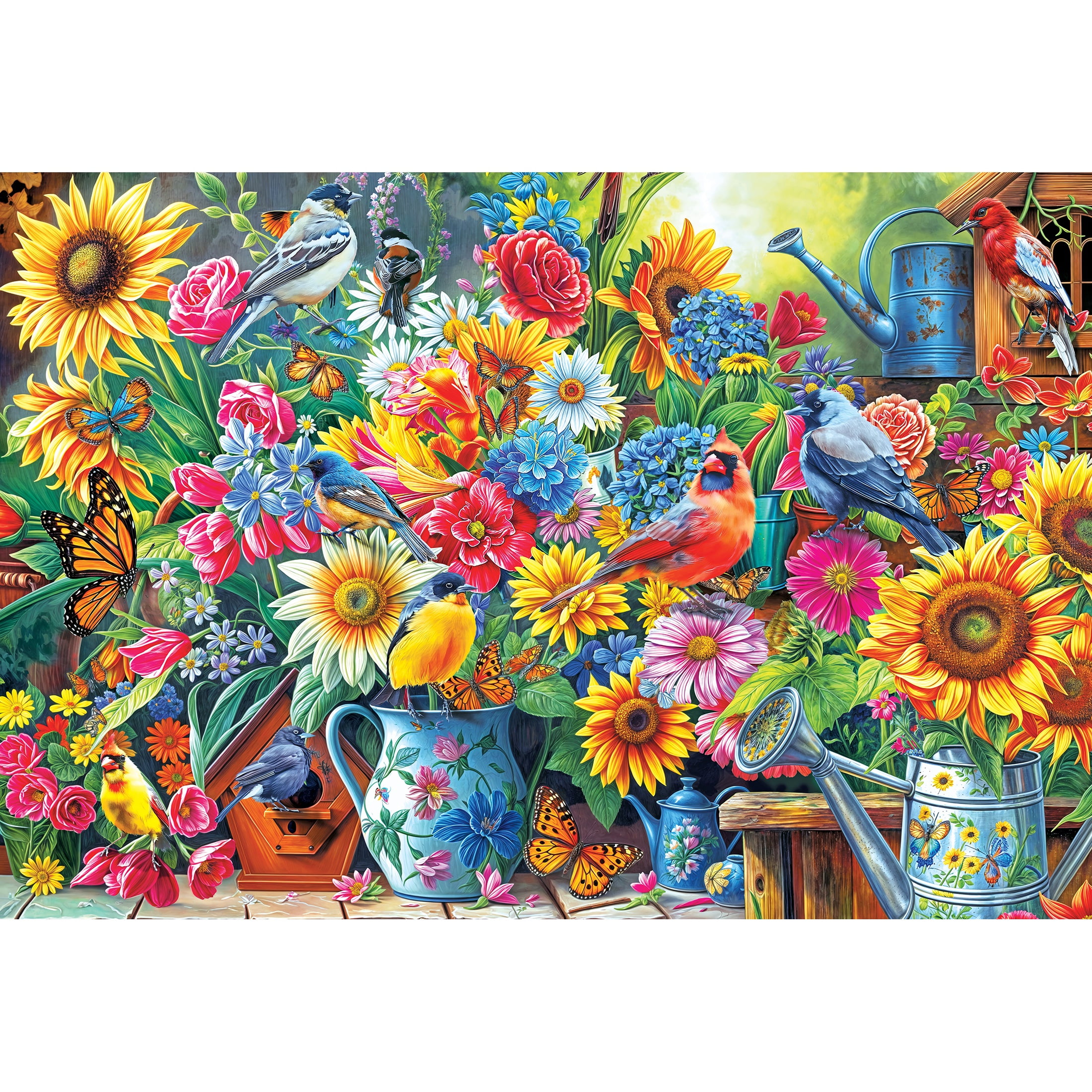 RoseArt Colorluxe 2000Piece Birds in the Garden Adult Inter