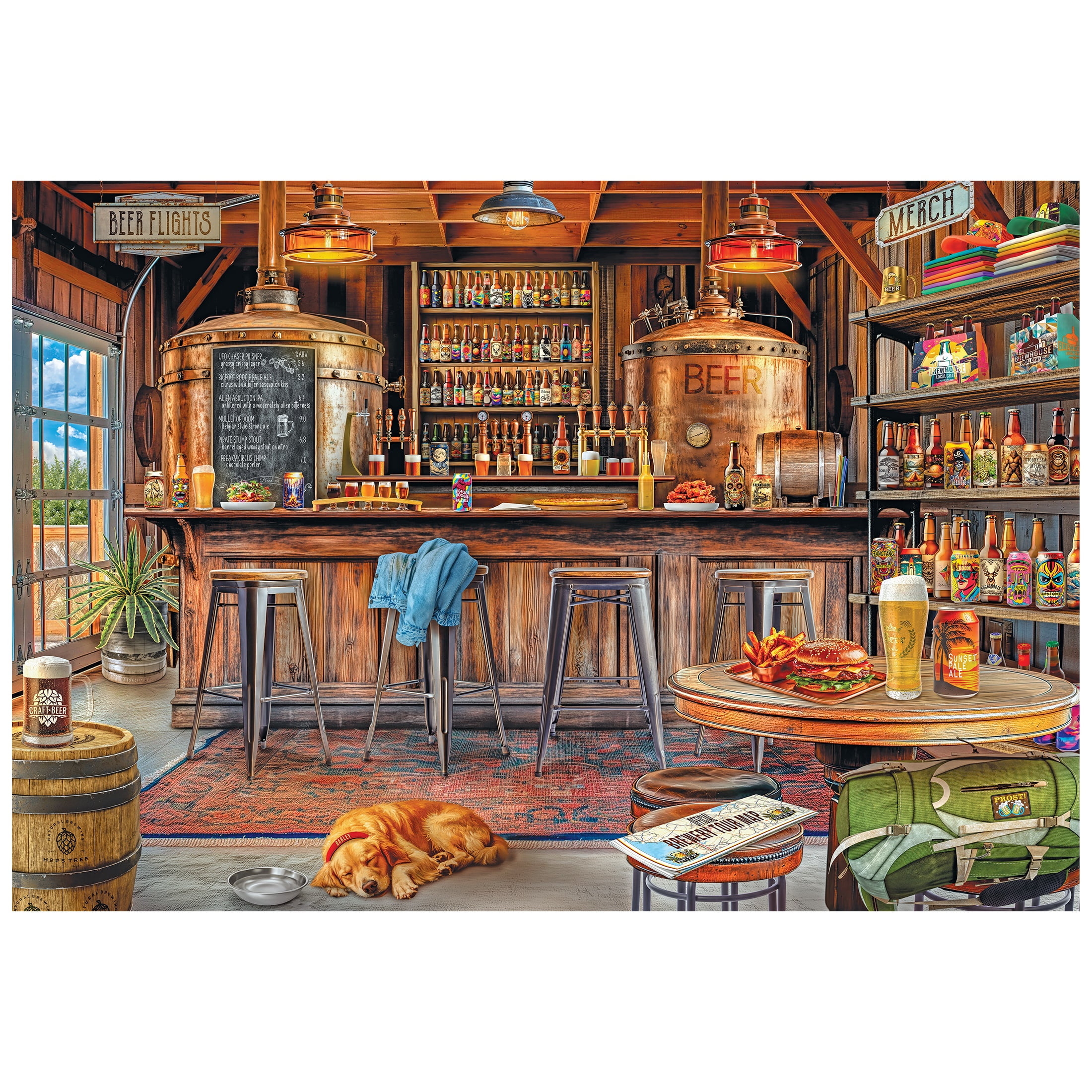 RoseArt Colorluxe 2000-Piece Craft Beer Tasting Room Adult