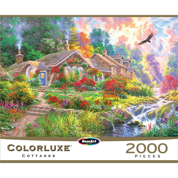 RoseArt Colorluxe 2000-Piece Home Sweet Home Adult Interlocking Jigsaw Puzzle