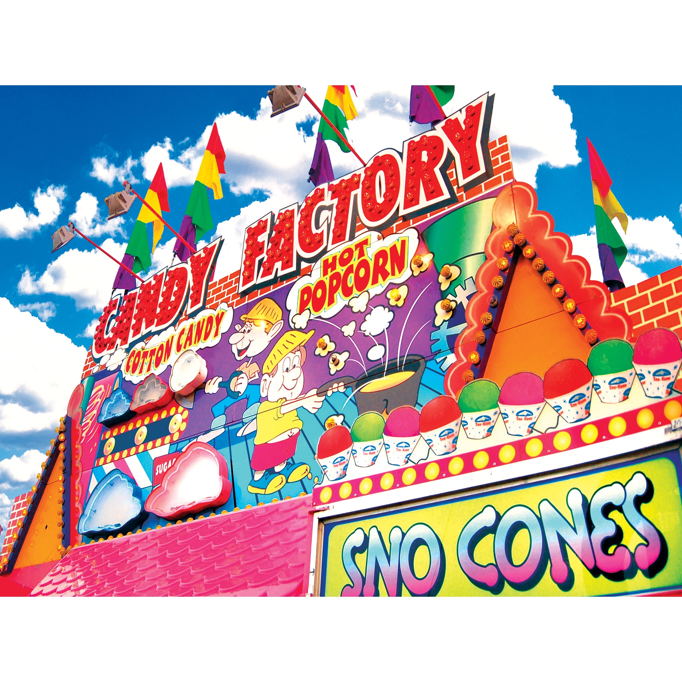 RoseArt Colorluxe 300 Piece Candy Factory Jigsaw Puzzle