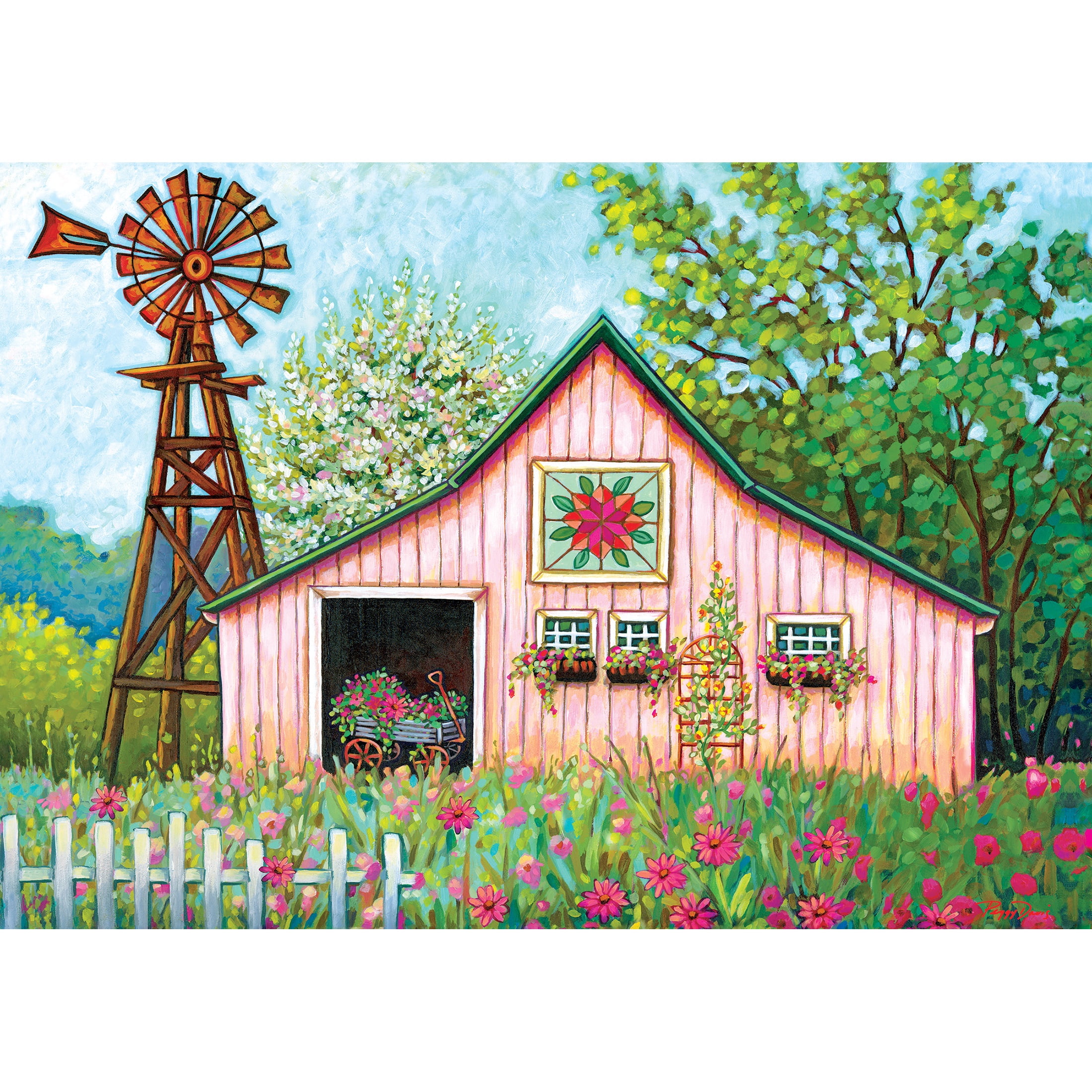 RoseArt Colorluxe 300 Piece Daisy Farm Jigsaw Puzzle - Walmart.com