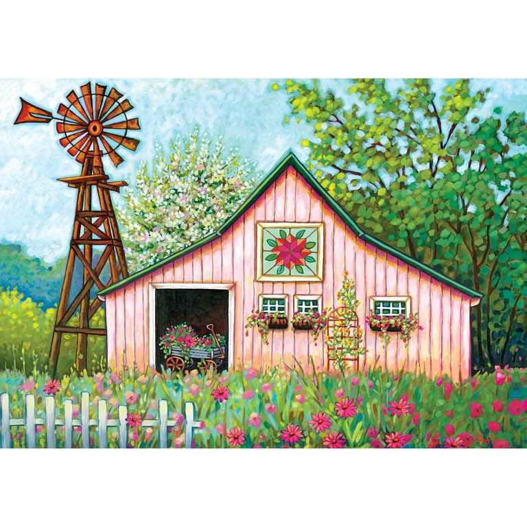 RoseArt Colorluxe 300 Piece Daisy Farm Jigsaw Puzzle - Walmart.com