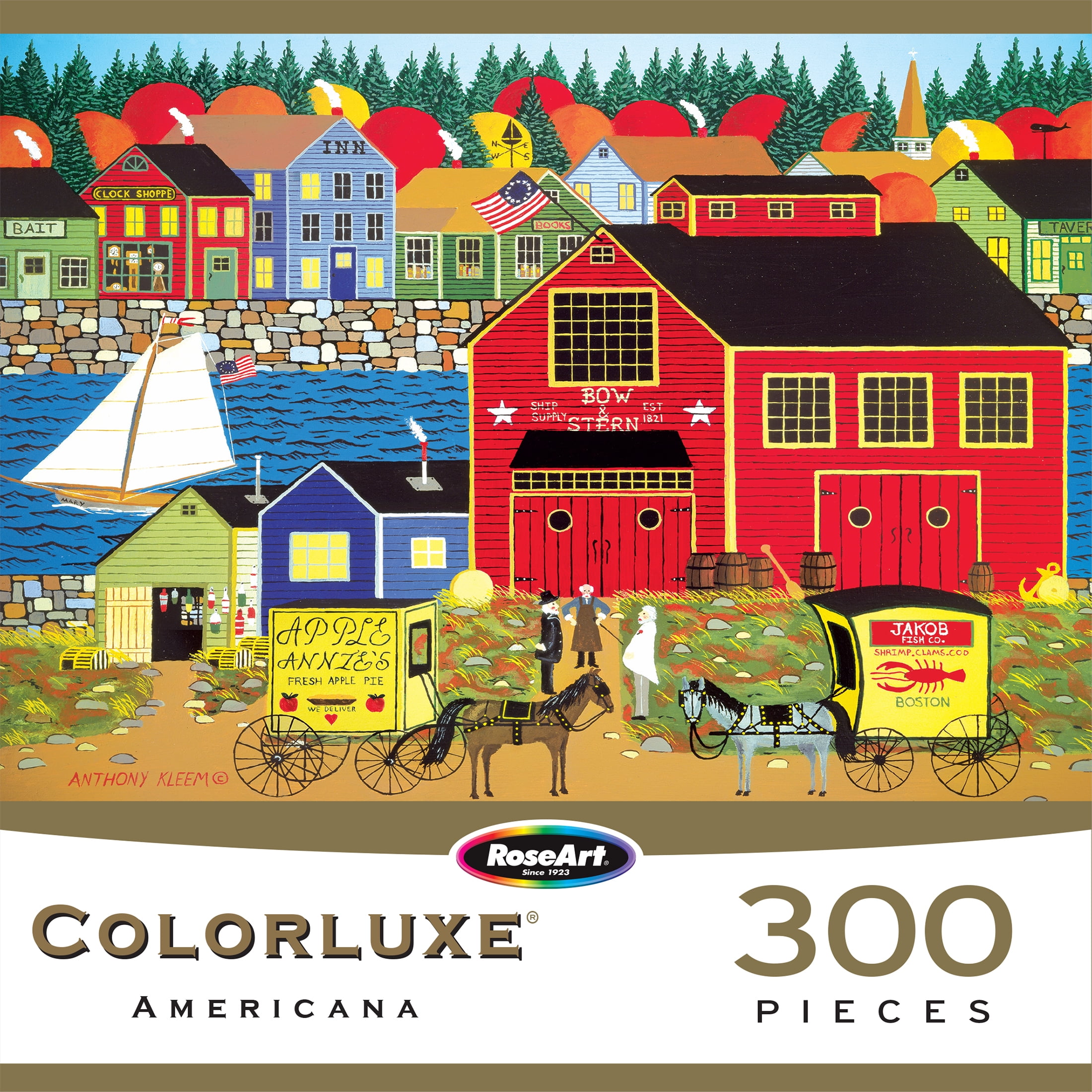 RoseArt Colorluxe 300-Piece Old Friends Adult Jigsaw Puzzle