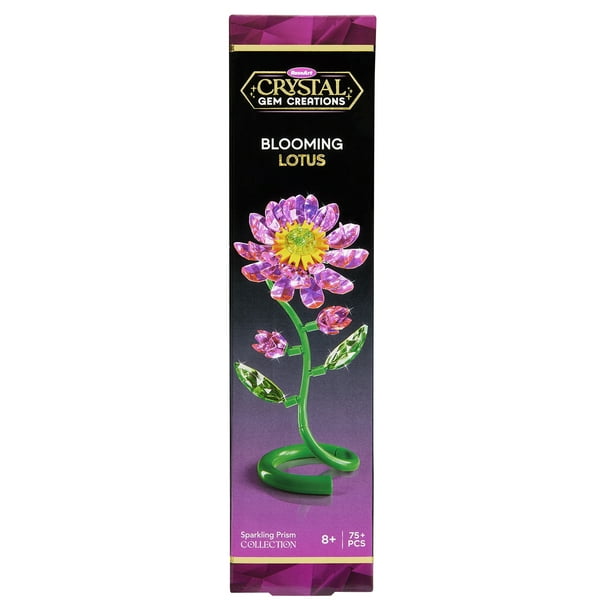 Crystal Gem Creations Blooming Lotus Kit, 75+ Pieces - Walmart