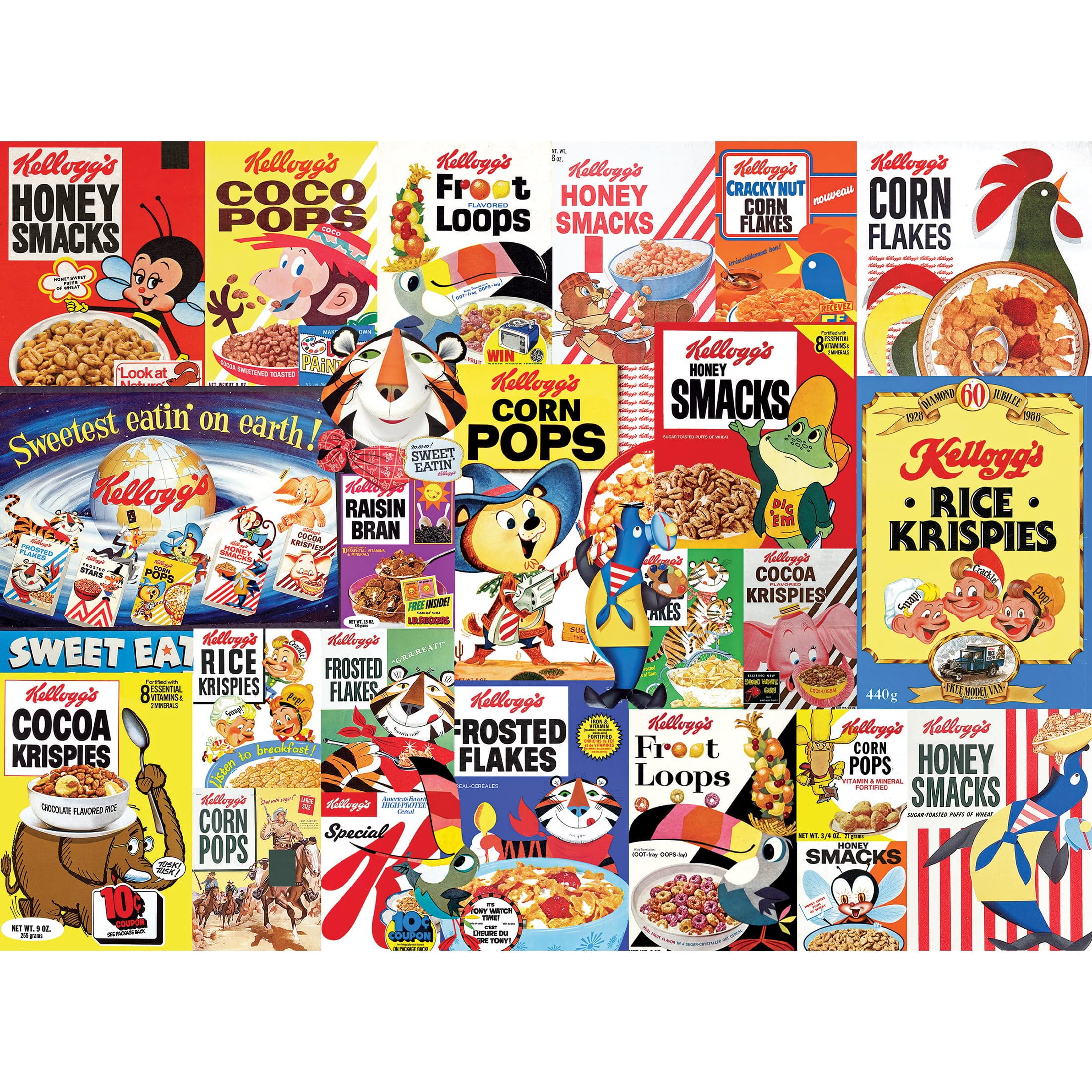 RoseArt Kellogg's DHF10 Cereal Favorites 1000 Piece Jigsaw