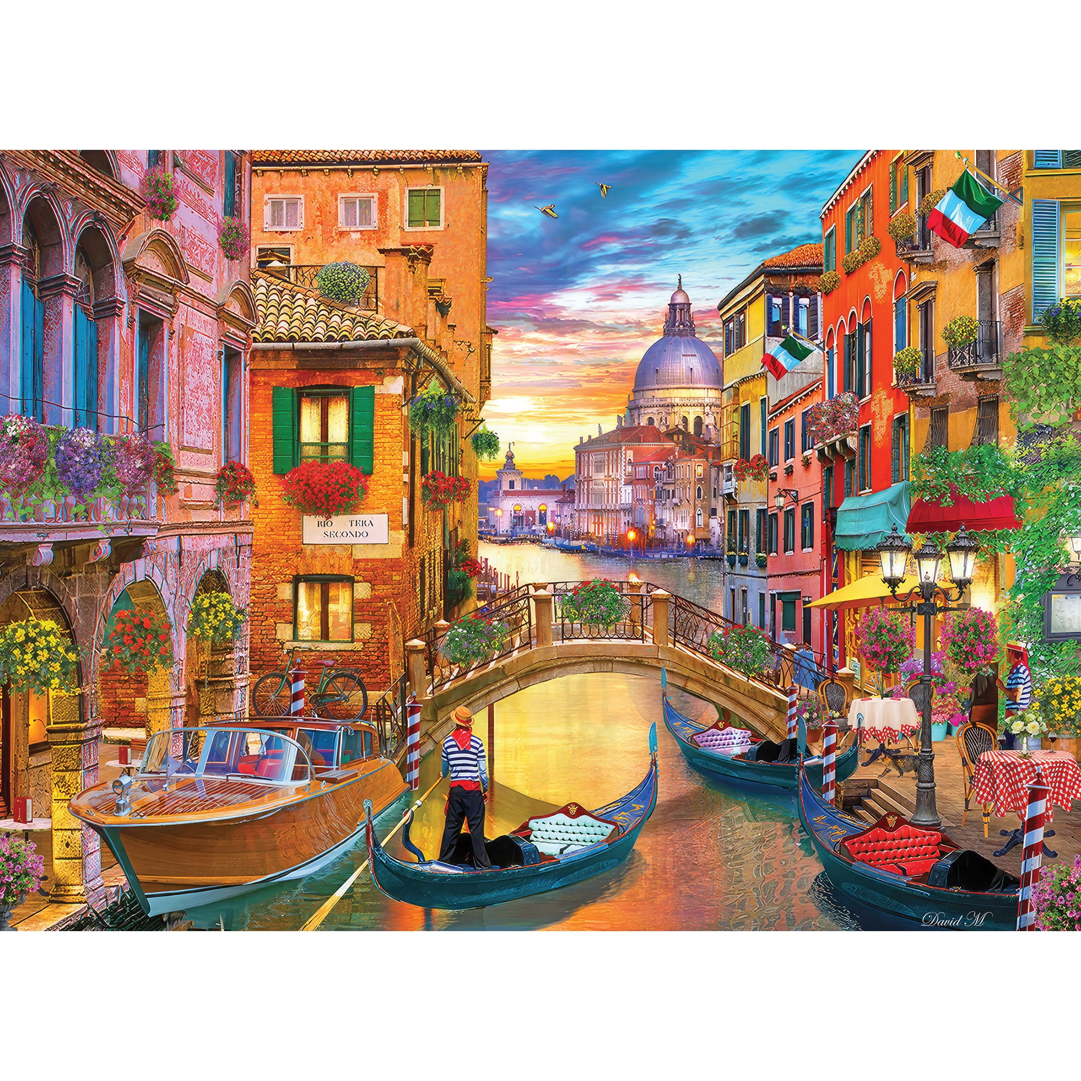 RoseArt Kodak 1000-Piece Grand Canal Venice Adult Interlocking Jigsaw Puzzle