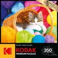 thumbnail image 1 of RoseArt Kodak 350-Piece Playing in The Yarn Basket Adult Jigsaw Puzzle, 1 of 6