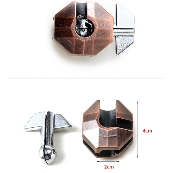 RoseFlower 28 pcs IQ Test Puzzle Metal Wire Puzzles Mind Game Educational Toys High Difficulty Brain Teaser Puzzle Toy for Kids and Adults - Explore Creativity and Problem Solving. Gift Desk Puzzles