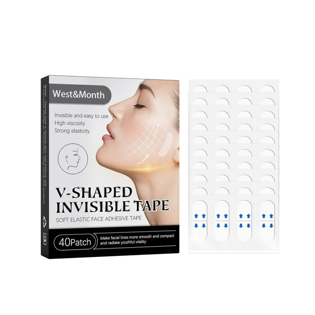 RoseHome 40 PCS Wrinkle Patches For Face Overnight Korean Face Lift