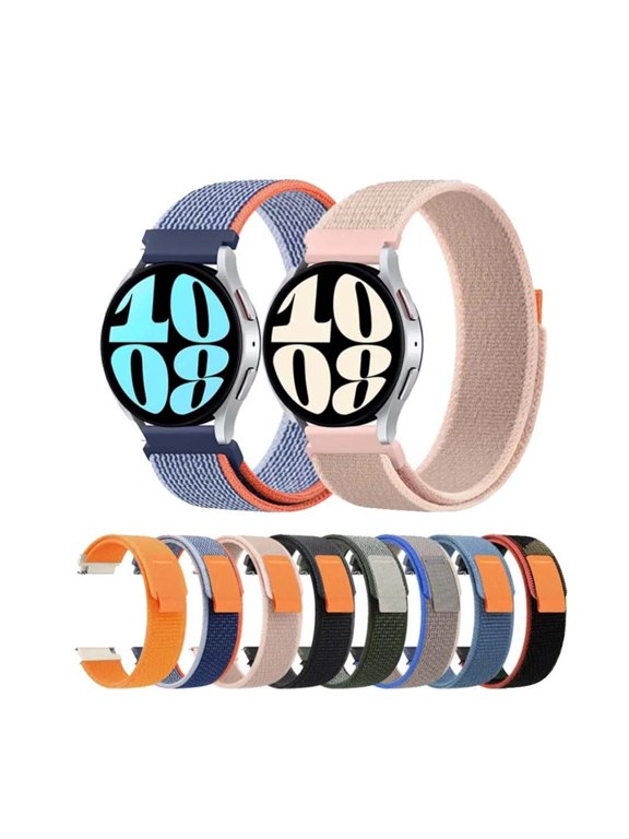 20mm 22mm Nylon loop Band For Samsung Galaxy Watch 6 4 Classic/5 4 5 Pro/Active 2 43-47-44mm Sport Bracelet For Huawei gt 4/2e/3