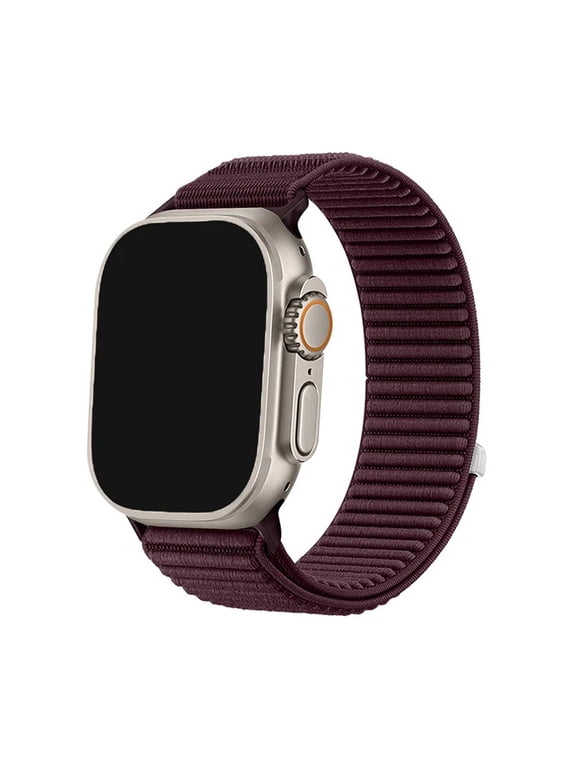 Nylon Braided Sport Loop Band for Apple Watch Ultra 2 49mm 46mm 45mm 44mm Series 10 9 8 7 6 SE